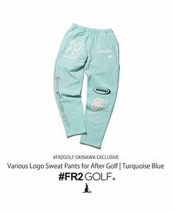 ■新品■完売品■沖縄FR2GOLF限定商品■スウェットパンツ■Lサイズ■ターコイズブルー■EXCLUSIVE PRODUCTS■月桃カラー■迅速発送■