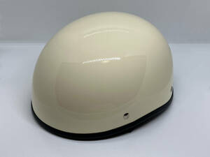 ★バイク用ヘルメット★ハーフサイズ★PowerMotorcycleHelmet ★アイボリー★フリーサイズ★