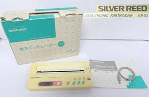 【よろづ屋】シルバーリード 電子ニットレーダー SILVER REED KR10 取扱説明書あり ELECTRONIC KNITRADAR 編み機 編み物(M0220-60)