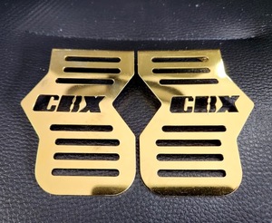CBX400F CBX550F 送料込 新品 高級 ステンレス製 キャブレター サイドカバー ゴールドメッキ CBX 検/ CBR400F BEET キジマ 旧車 ヨシムラ