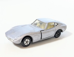 414　1974　S＝1/60　NO.5　TOYOTA トヨタ 2000-GT シルバー　古い　トミカ　ミニカー　TOMICA