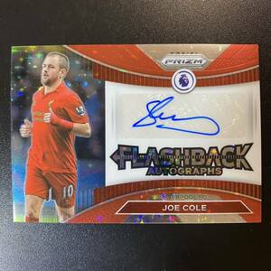 2022-23 Panini Prizm Premier Joe Cole Flashback Auto Red Stars Liverpool 直筆サインカード ジョー・コール