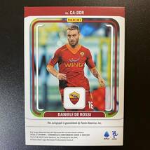 2022-23 Panini Chronicles Contenders Autograph Daniele De Rossi Auto /299 直筆サインカード ダニエレ・デ・ロッシ_画像2