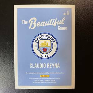 2018-19 Panini Donruss The Beautiful Game Auto Claudio Reyna Manchester City 直筆サインカード クラウディオ・レイナの画像2