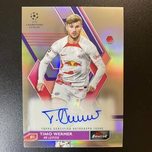 Timo Werner 2022-23 Topps Finest Refractor Auto RBライプツィヒ 直筆サインカード ティモ・ヴェルナー