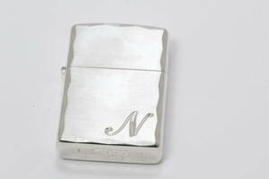 ☆未使用・変色/小傷あり☆　Zippo　ジッポー　イニシャル　N　ライター