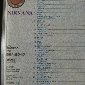 中古CD★NIRVANA - DYNAMIC LIVE San Diego 1991 直輸入盤 ライブ音源／Lithium Sliver In Bloom ニルヴァーナ 90年代 オルタナティヴの画像3