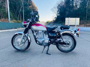 KAWASAKIエストレヤ　カスタム走行距離19842km中古車体！動画有！茨城県! 全国配送可！書類あり！(検 hornet250 BALIUS250 GB350S VTR250)