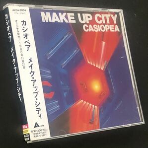 C-04★廃盤 帯付美品★CD「メイク・アップ・シティ」CASIOPEA★カシオペア 野呂一生 向谷実 櫻井哲夫 神保彰 MAKE UP CITY 1994年盤