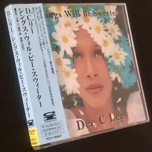 廃盤 帯付 美品★CD「シングス・ウィル・ビー・スウィーター」D.C.リー★Things Will Be Sweeter / Dee C Lee Paul Weller Style Council