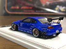 1/64 FOCAL HORIZON 日産 シルビア S15 ロケットバニー メタリックブルー カスタム_画像7