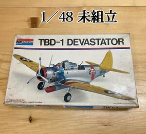 未組立　1/48 モノグラム　ＴＢＤ－１　デバステーター　バンダイ　MONOGRAM TBD-1 DEVASTATOR BANDAI