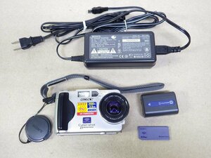 Kゆま9637 SONY/ソニー コンパクトデジタルカメラ CyberShot DSC-S50 充電器・バッテリー・メモリースティック付 デジカメ コンデジ