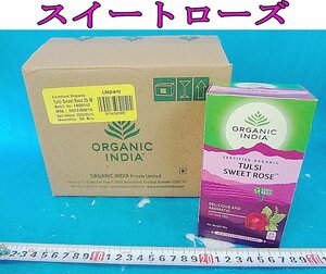M..2789 ORGANIC INDIA organic Indy marks urusi- tea SWEET ROSE sweet rose 25.×6 box herb tea tea bag 