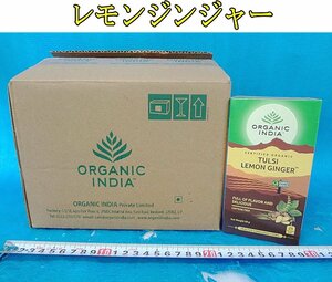 M..2870 ORGANIC INDIA organic Indy marks urusi- tea lemon Gin ja-25.×6 box herb tea tea bag 