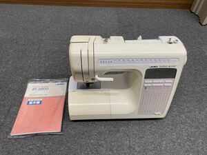 42038【自宅保管品】JUKI ジューキコンピューターミシン AT-2800 ぬいひめⅡ