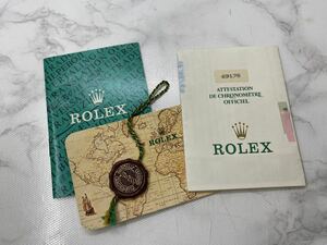 42462【自宅保管品】ROLEX ロレックス 69178 デイトジャスト ギャランティ 赤タグ 保証書の日本語訳 カレンダー