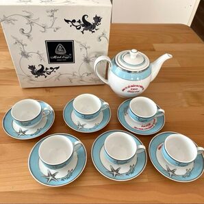 ミンロン ベトナム製 ティーセット 6客 ポット付き
