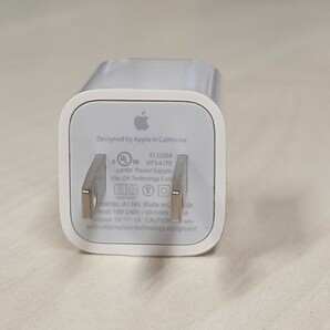 即納【美品】Apple iPhone付属のACアダプター【A1385】5V 1A アップル純正品 送料無料の画像3
