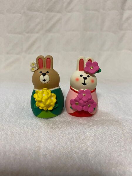 デコレコンコンブル 野の花雛 うさぎ