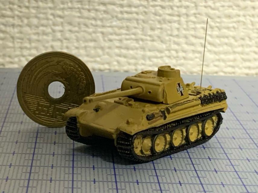 Girls & Panzer 1/144 Kuromorimine Girls' Academy Panther Producto terminado pintado Museo Mundial de Tanques Garupan, Modelos de plástico, tanque, Vehículos militares, Producto terminado