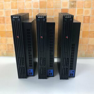 ジャンク SONY ソニー PlayStation2 プレイステーション2 PS2 本体 3台セット SCPH-18000 SCPH-30000 部品取り等に ゲーム/301