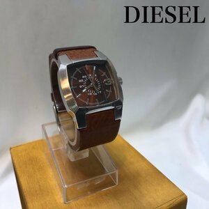 ＤＩＥＳＥＬ ディーゼル クォーツ 腕時計 ジャンク品 ＤＺ１０９０ メンズ 皮ベルト アナログ 時計/252