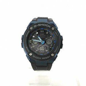 Ｇ－ＳＨＯＣＫ ＣＡＳＩＯ カシオ ＧＳＴ－Ｗ３００Ｇ デジタル アナログ 黒 青 腕時計 防水 電池 ソーラー 時計/266