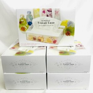 未使用 ＳｕｉＲｅｎＣａ スイレンカ 水恋花 ハーバリウム Ｔｉｓｓｕｅ Ｃａｓｅ ティッシュケース ５個セット キット 雑貨/225