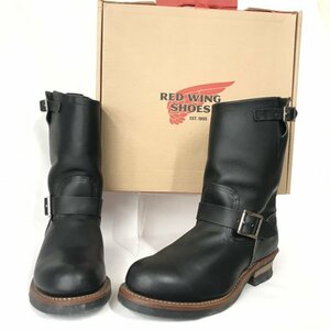 ＲＥＤＷＩＮＧ レッドウイング ９０８５ ｓｉｚｅ２７．５ 箱付き エンジニアブーツ レザー ブラック メンズ 靴 靴/266