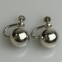 中古 良品◇デンマーク 北欧 GEORG JENSEN ジョージジェンセン 【925 141A 】ボール イヤリング vintage アクセサリー _画像4