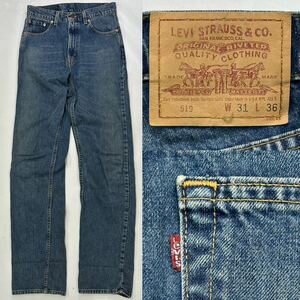 90s 96年製 USA Levi's リーバイス 519 W31 L36 米国製 アメカジ ビンテージ ジーンズ デニム