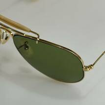 70's B&LRay-Ban アウトドアーズマン 58㎜ #3 ライトグリーン ビンテージ ボシュロム ティアドロップ USA レイバン 廃盤_画像6