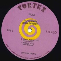 ★米オリジナル！LP「ソニー・シャーロック Sonny Sharrock Black Woman」ラミネート・コーティング！シュリンク 1969年 極美品！_画像3