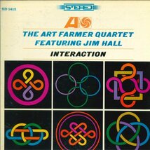 ★米オリジナル！LP「アート・ファーマー ジム・ホール ART FARMER JIM HALL INTERACTION」 BLACK FAN 左ATLANTIC LOGO 1st 1963年_画像1