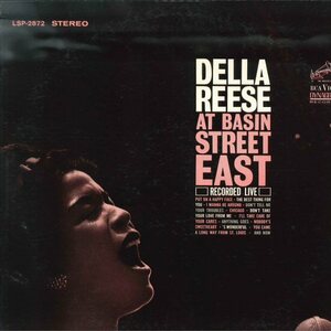  ★米オリジナル！LP「デラ・リーズ DELLA REESE AT BASIN STREET EAST」1964年 RCA STEREO 良好美品！