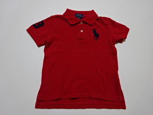 ●ポロ ラルフローレン POLO RALPH LAUREN 半袖ポロシャツ 100 ビッグポロ ビッグポニー ●0228●