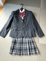 ナイスクラップ　NICECLAUP　制服　M61 卒業式 女の子 入学式 スカート　フォーマルスーツ　中学生小学生　ブルーネイビー紺　発表会160_画像1