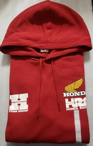 XXLサイズ 新品 HRC スウェットプルパーカー (長袖) HONDA ホンダ ワイン(レッド えんじ系) GU フーディー プルオーバー パーカー 綿100 3L