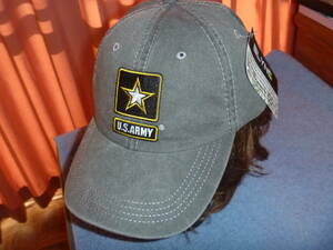 U, S, ARMY のグレイのCAP 新品 93