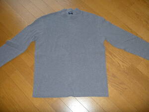 MENS' UNIQLOのグレイの長袖シャツ XLARGE 772