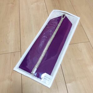 新品【紫】パール 重ね衿 伊達衿 振袖 袴 着物