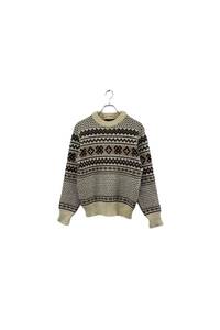 Northern Country sweater ノーザンカントリー セーター ニット サイズM ベージュ系 ブラウン系 レディース ヴィンテージ 6