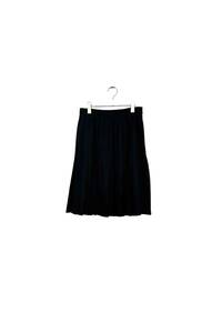 GIVENCHY HI FORMAL black pleats skirt ジバンシィ ハイフォーマル プリーツスカート ブラック サイズ14 無地 レディース ヴィンテージ 6