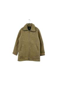 Made in ITALY bignami jacket ジャケット フルジップ スパンコール ベージュ系 サイズM レディース ヴィンテージ 8