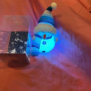  Kirakira various color . shines * pretty LED* colorful snowman 