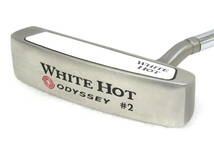 送料込み オデッセイ ホワイトホット 34インチ パター #2 ２ドット 美品 / Odyssey WHITE HOT ゴルフ ヘッドカバー付_画像1