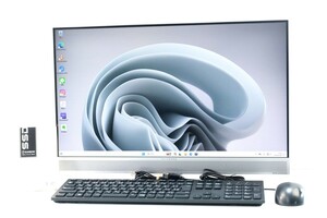 良品状態 HP EliteOne 800 G4 i5-8500 メモリ8G SSD512GB+HD500G DVD 24型 FHD1920ｘ1080 wifi TypeC デスクトップパソコン Windows11
