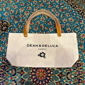 最終価格 新品 DEAN & DELUCA HAWAII 限定 トートバック キャンバス ディーンアンドデルーカ エコバッグ 