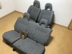 【中古】ホンダ EF2 シビックシャトル 純正シート前後セット EY系シビックプロの流用にも 直接引き取り歓迎